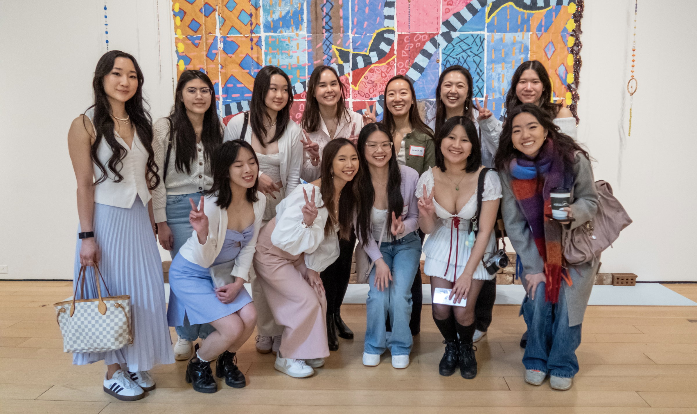 Asian Girlies of Boston group photo at MFA